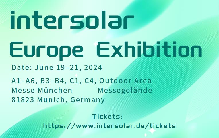 Die Intersolar Europe-Ausstellung in München wird eröffnet